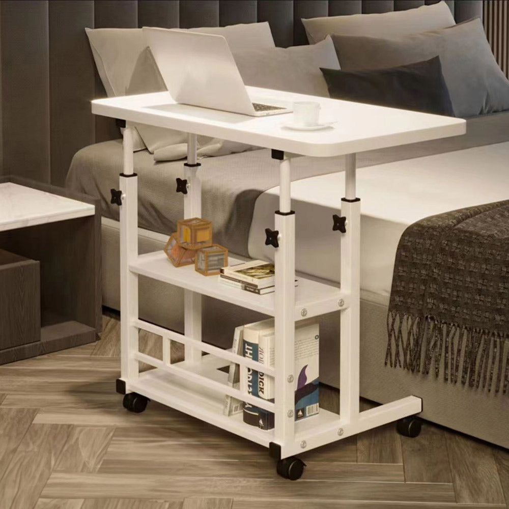 Height Adjustable Mobile Overbed Table with Wheels – sorangLtd