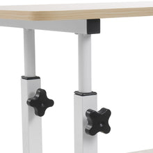 Load image into Gallery viewer, Height Adjustable Mobile Table Overbed Desk with Wheels
