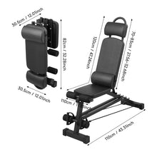Load image into Gallery viewer, Multifunctional Foldable Adjustable Workout Weight Bench
