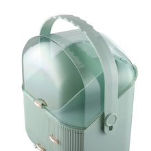 Load image into Gallery viewer, Large Dustproof Makeup Cosmetic Organizer with Handle
