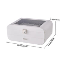 Load image into Gallery viewer, Stylish Jewellery Storage Box with Watch Slots
