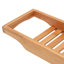 Load image into Gallery viewer, Bamboo Bath Tray for Bathroom Shower Caddies Living and Home 
