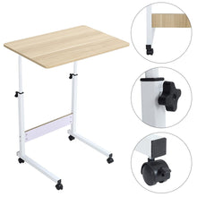 Load image into Gallery viewer, Minimalist Movable Laptop Desk in Maple Wood Finish Living and Home 
