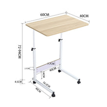 Load image into Gallery viewer, Minimalist Movable Laptop Desk in Maple Wood Finish Living and Home 
