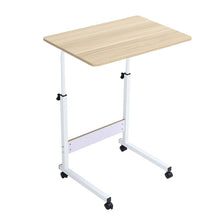 Load image into Gallery viewer, Minimalist Movable Laptop Desk in Maple Wood Finish Living and Home 
