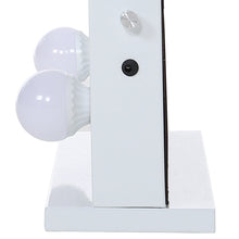 Load image into Gallery viewer, Metal Round Lighted Makeup Mirror for Tabletop Face Mirrors Living and Home 
