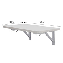 Load image into Gallery viewer, Space-saving Floating Wall-Mounted Rectangular Fold-Down Table
