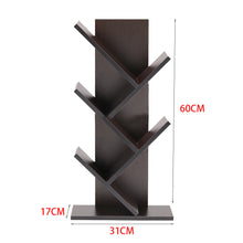 Load image into Gallery viewer, Freestanding Floor Bookshelf Wooden Tree-like Tabletop Display Shelf Shelves &amp; Racks Living and Home 
