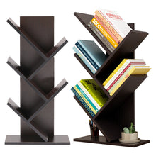 Load image into Gallery viewer, Freestanding Floor Bookshelf Wooden Tree-like Tabletop Display Shelf Shelves &amp; Racks Living and Home 
