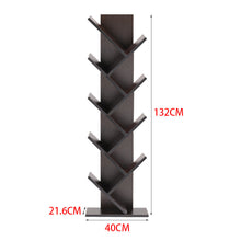 Load image into Gallery viewer, Freestanding Floor Bookshelf Wooden Tree-like Tabletop Display Shelf Shelves &amp; Racks Living and Home 
