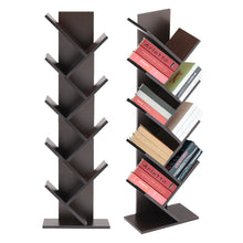 Load image into Gallery viewer, Freestanding Floor Bookshelf Wooden Tree-like Tabletop Display Shelf Shelves &amp; Racks Living and Home 
