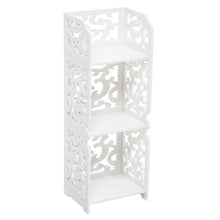 Load image into Gallery viewer, Rustic Small White Storage Display Shelving Unit Shelves &amp; Racks Living and Home 
