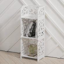 Load image into Gallery viewer, Rustic Small White Storage Display Shelving Unit Shelves &amp; Racks Living and Home 
