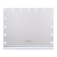 Load image into Gallery viewer, White Rectangle Tabletop Hollywood LED Vanity Mirror-58x48cm LED Make Up Mirrors Living and Home 
