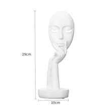Load image into Gallery viewer, Abstract Resin Woman Face Statue Home Decoration
