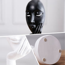 Load image into Gallery viewer, Abstract Resin Woman Face Statue Home Decoration

