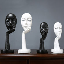 Load image into Gallery viewer, Abstract Resin Woman Face Statue Home Decoration
