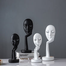 Load image into Gallery viewer, Abstract Resin Woman Face Statue Home Decoration
