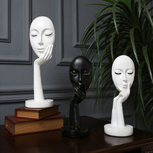 Load image into Gallery viewer, Abstract Resin Woman Face Statue Home Decoration
