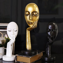 Load image into Gallery viewer, Abstract Resin Woman Face Statue Home Decoration
