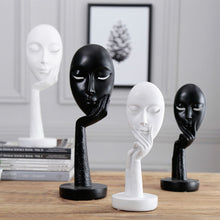 Load image into Gallery viewer, Abstract Resin Woman Face Statue Home Decoration
