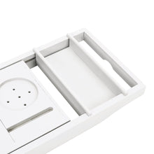 Load image into Gallery viewer, Simple Expandable Bamboo Wooden Tub Tray Shower Caddies Living and Home 
