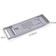 Load image into Gallery viewer, Simple Expandable Bamboo Wooden Tub Tray Shower Caddies Living and Home 
