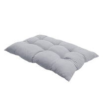 Load image into Gallery viewer, Light Grey Rectangular Tufted Bench Cushion Seat Pad
