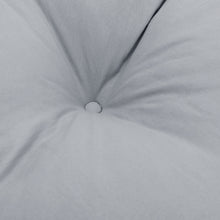 Load image into Gallery viewer, Light Grey Rectangular Tufted Bench Cushion Seat Pad
