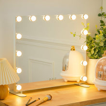 Load image into Gallery viewer, LED Lighted Vanity Mirror with 14 Bulbs for Dressing Room and Bedroom Living and Home 
