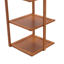 Load image into Gallery viewer, 7 Tiers Bamboo Shoe Rack Entryway Hallway Shoe Shelf
