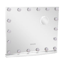 Load image into Gallery viewer, Hollywood Lighted Rectangle LED Metal Makeup Mirror
