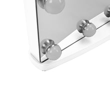 Load image into Gallery viewer, Hollywood Lighted Rectangle LED Metal Makeup Mirror
