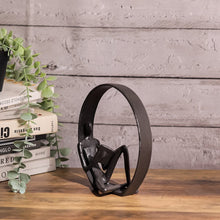 Load image into Gallery viewer, Desktop Metal Statue Reading Men in Circle Ornament Figurines Table Decorations Living and Home 
