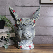 Load image into Gallery viewer, Resin Animal Bunny Rabbit Statue Hare Figurine Ornament Living and Home 
