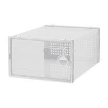 Load image into Gallery viewer, Livingandhome 12x Stackable Shoe Storage Box Organiser White
