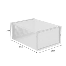 Load image into Gallery viewer, Livingandhome 12x Stackable Shoe Storage Box Organiser White
