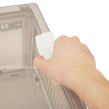 Load image into Gallery viewer, Transparent Folding Storage Box with Wheels
