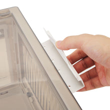 Load image into Gallery viewer, Transparent Folding Storage Box with Wheels
