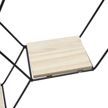 Load image into Gallery viewer, Modern Hexagon Wall Shelf with Iron Frame
