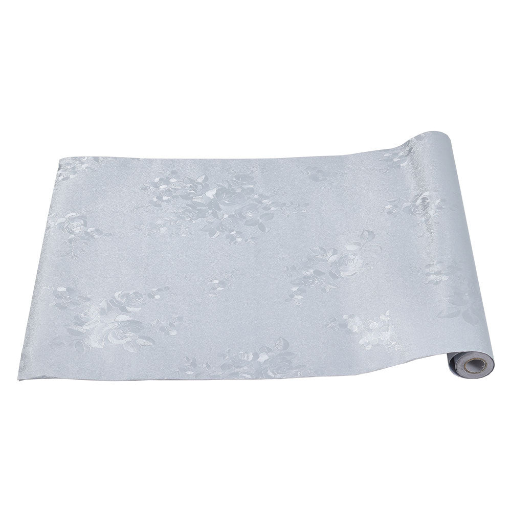 Livingandhome Retro Flower Textured PVC Wallpaper Roll, SW0555