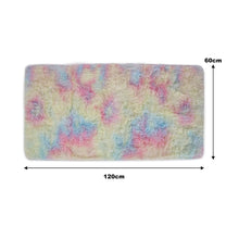 Load image into Gallery viewer, Anti-Skid Rectangle Soft Fluffy Rainbow Rug Rugs Living and Home 
