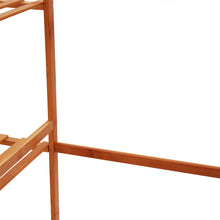 Load image into Gallery viewer, Bamboo Bedroom Garment Clothes Rack Brown 110cm
