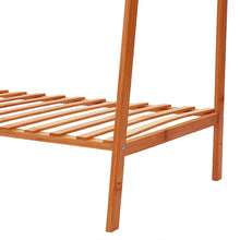 Load image into Gallery viewer, Bamboo Bedroom Garment Clothes Rack Brown 130cm
