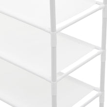 Load image into Gallery viewer, Entryway 4 Tier Shoe Rack with Coat Hanger
