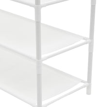 Load image into Gallery viewer, Entryway 4 Tier Shoe Rack with Coat Hanger
