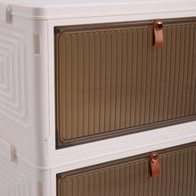 Load image into Gallery viewer, 4-layer Thicken Foldable Shoe Storage Box with Wheels
