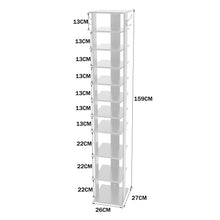 Load image into Gallery viewer, Contemporary 10-Tier Household Space Saving Shoe Rack
