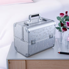 Load image into Gallery viewer, Rose Pattern Beauty Salon Makeup Case
