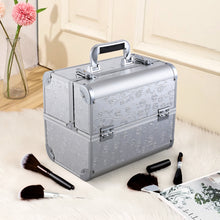 Load image into Gallery viewer, Rose Pattern Beauty Salon Makeup Case
